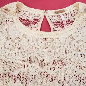Free People Women's Lace Crop Top
